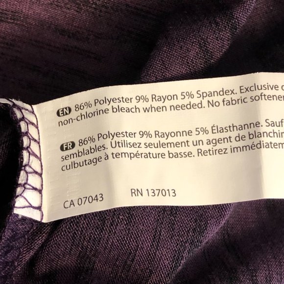 Marika Women's XL Work Out Open Back Twist Purple Long Sleeve Scoopneck Jersey - Picture 9 of 13